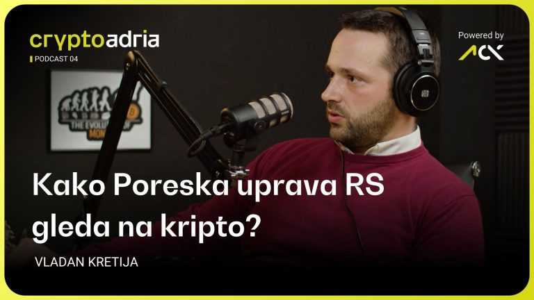CrytptoAdria Podcast 04: Kako Poreska uprava Republike Srpske gleda na kripto? - Crypto Adria